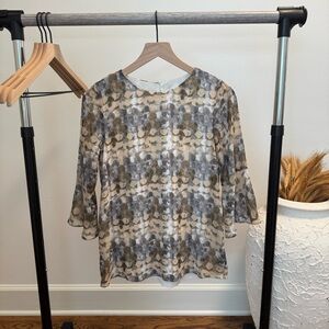 Calvin Klein Women's Top - Taupe